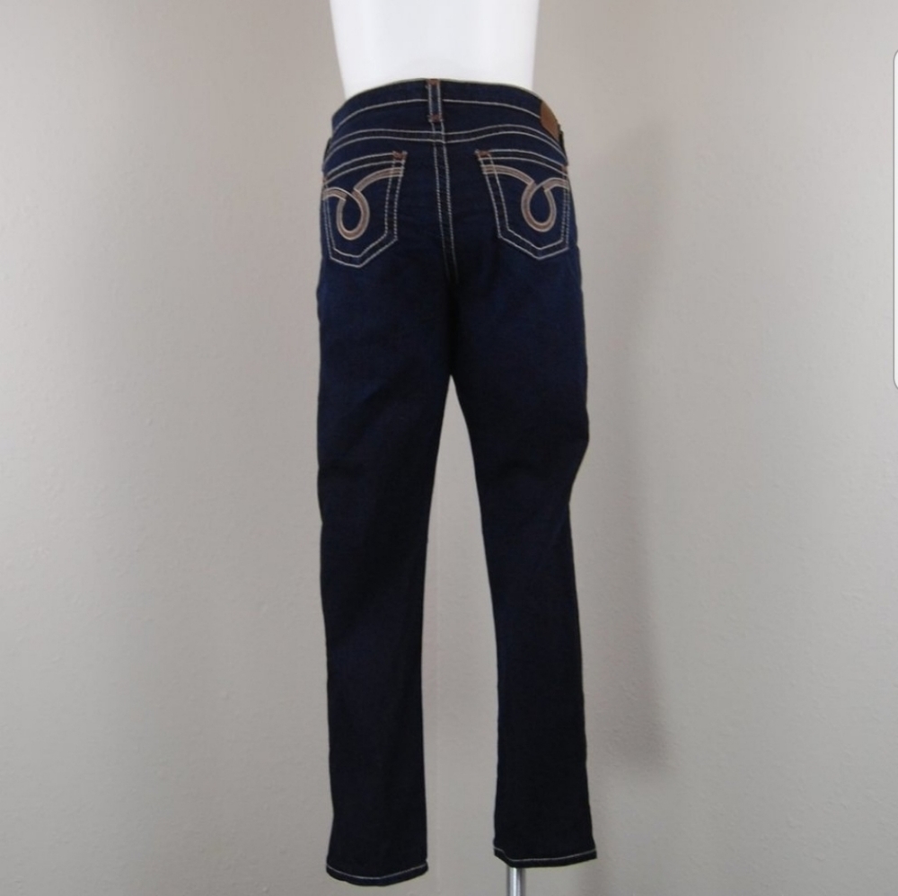 Big Star | long length dark wash skinny jean | 36L